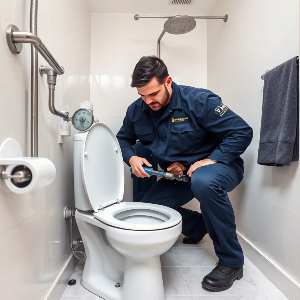 Clean toilet installation completed for a Miami bathroom