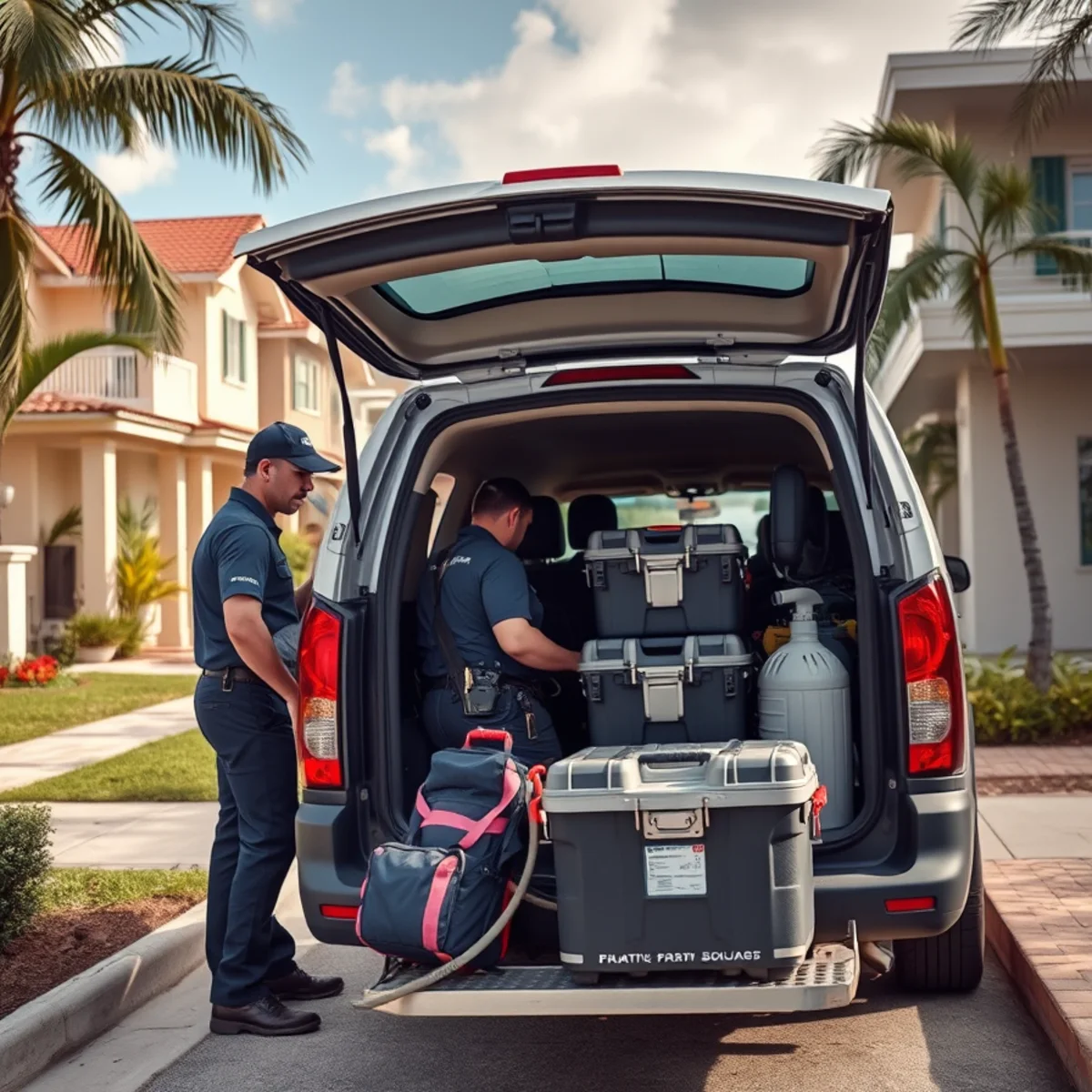 BH Plumbing & Drain Service service vehicle for plumber calls in Miami Gardens, Florida