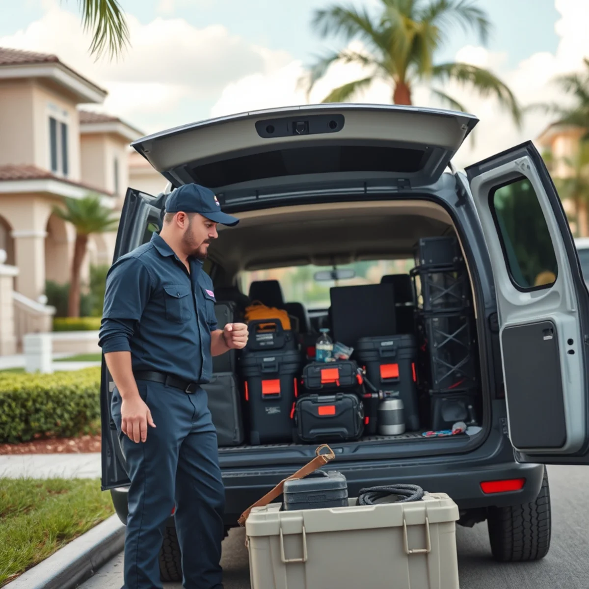 BH Plumbing & Drain Service service vehicle for plumber calls in Miramar, Florida