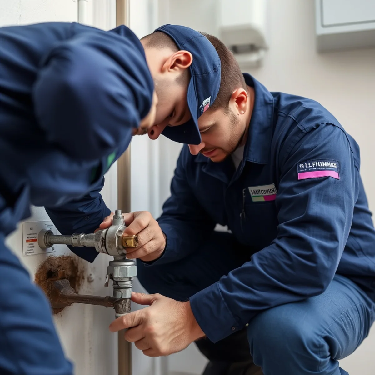 BH Plumbing & Drain Service technician preparing plumbing service at a South Miami Heights, Florida property