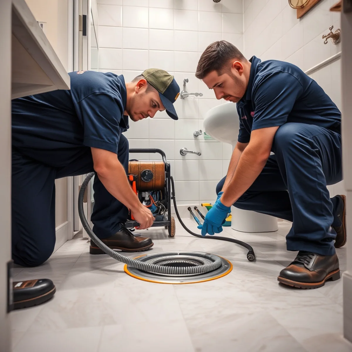 Drain Cleaning equipment for a Kendall, Florida plumbing property