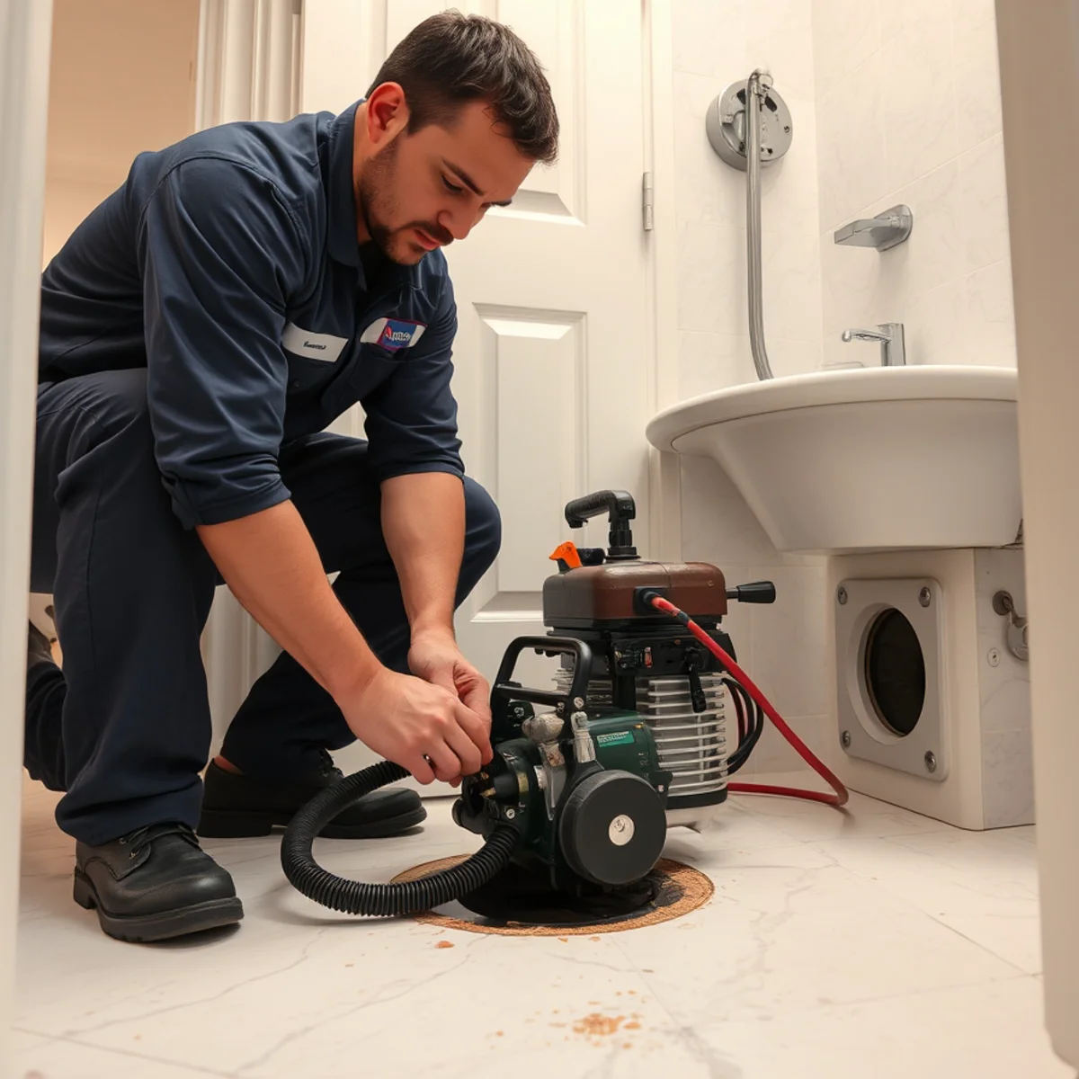 Drain Cleaning equipment for a Miami Beach, Florida plumbing property