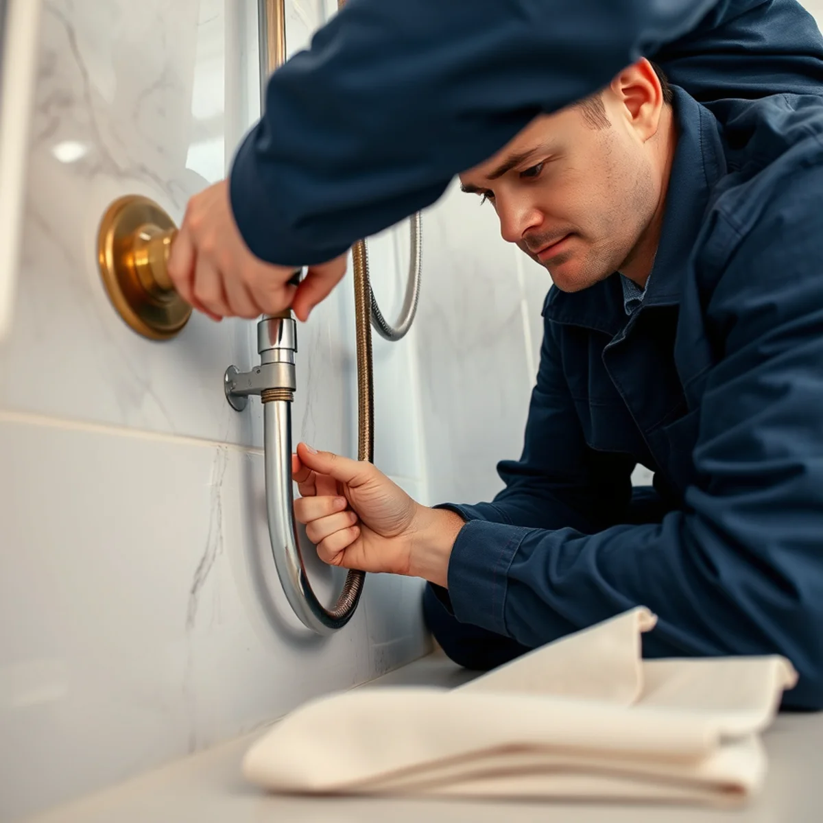 Showers & Bathtubs service in progress at a Miami, Florida property