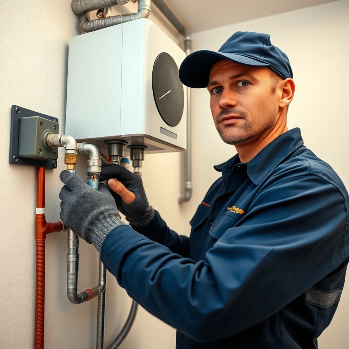 Tankless Water Heaters service in progress at a Miami, Florida property