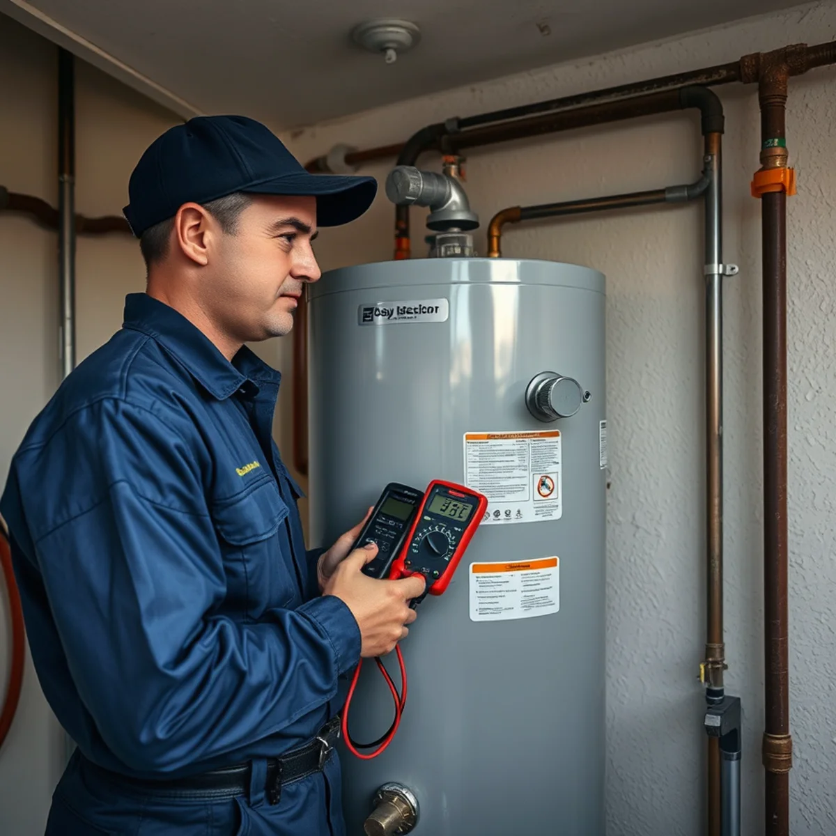 Water Heater Repair equipment for a Hialeah, Florida plumbing property