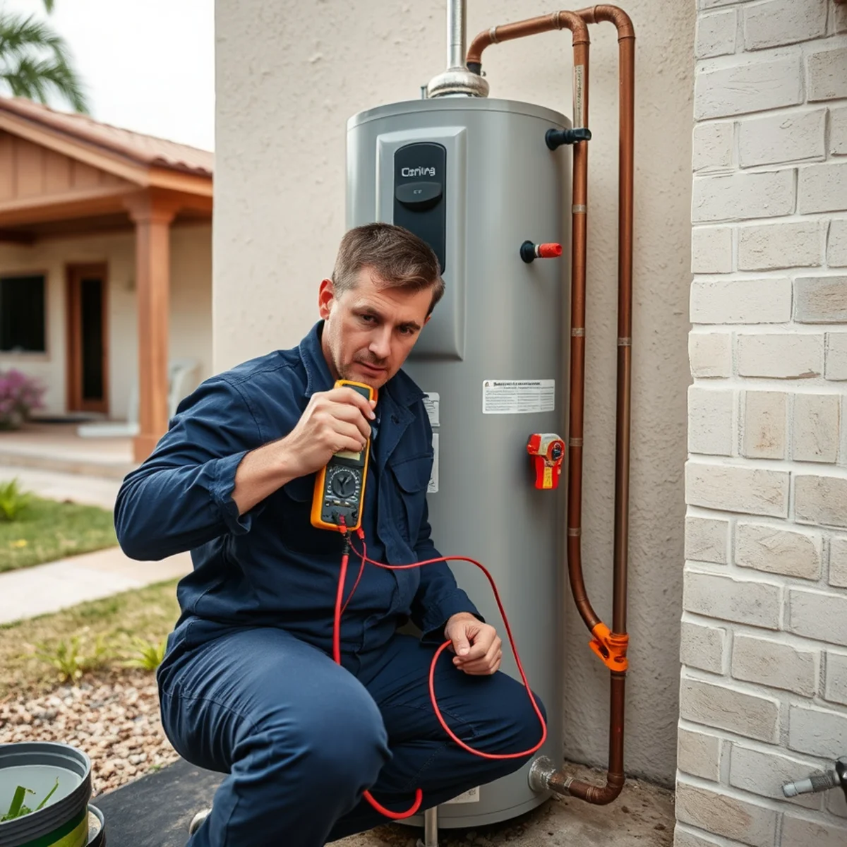 Water Heater Repair equipment for a Homestead, Florida plumbing property