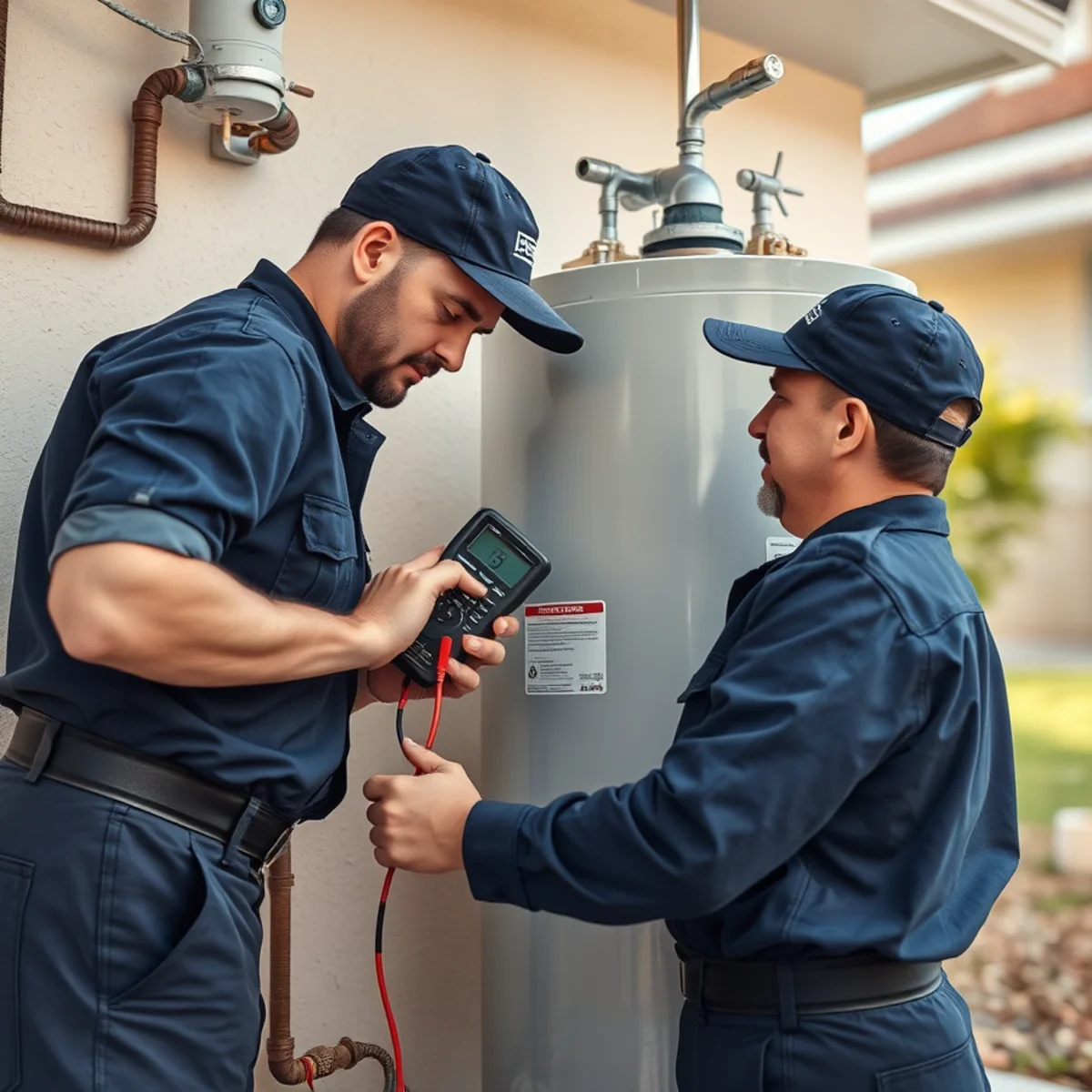 Water Heater Repair equipment for a Kendall, Florida plumbing property